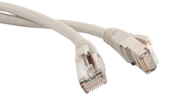 ����-���� Hyperline PC-LPM-STP-RJ45-RJ45-C6-10M-LSZH-GY ����� ��������������