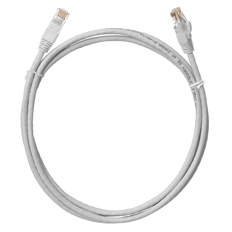 �������������� ���� NETLAN U/UTP 4 ����, ���.5�, 2�RJ45/8P8C, T568B, Molded, PVC, �����, 3�, ��-�� 10��.