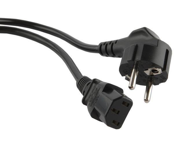 ������ ������� PWC-IEC13-SHM-3.0-BK (Schuko - IEC320 C13)