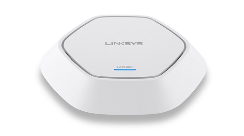 Linksys ��������������� ����� �������, 2.4 GHz + 5 GHz, 600 Mbps, PoE
