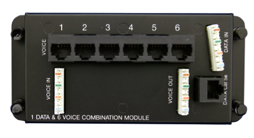 ������ ��������������� HC-DP-1xRJ45/C5E-6xRJ45/C2-BK