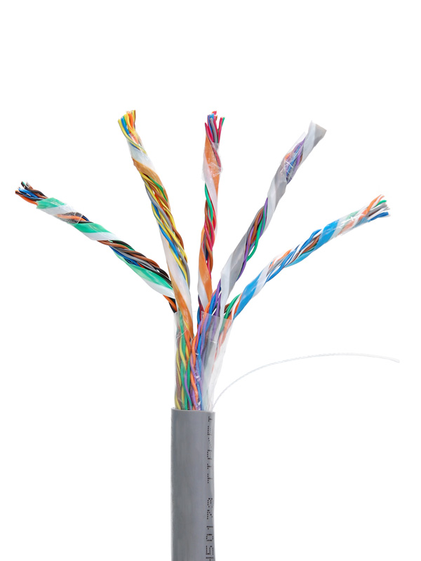 ������ NETLAN U/UTP 25 ���, ���.5, ����������, PVC, �����������, 100���, �����, 305�