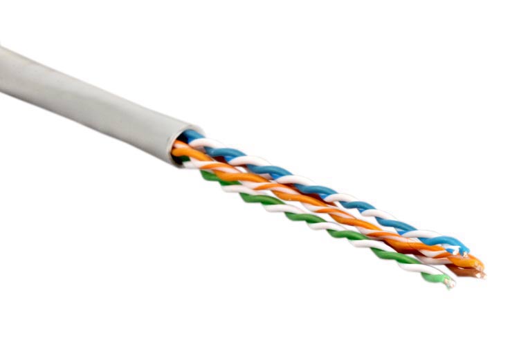 ������ ����� ���� UTP (U/UTP), ��������� 5e, 4 ���� (24 AWG), �����������