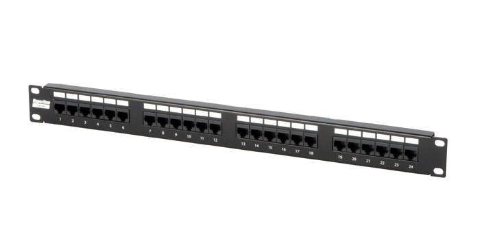 ����-������ Hyperline 24 ����� RJ-45 (PP3-19-24-8P8C-C5e-110D)