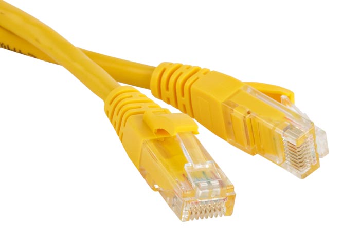 ����-���� Hyperline PC-LPM-UTP-RJ45-RJ45-C6-0.3M-LSZH-YL ������